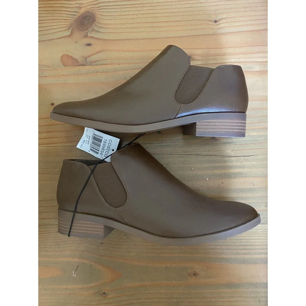 Kensie NWOB Ankle Booties Brown Women Sz 8.5